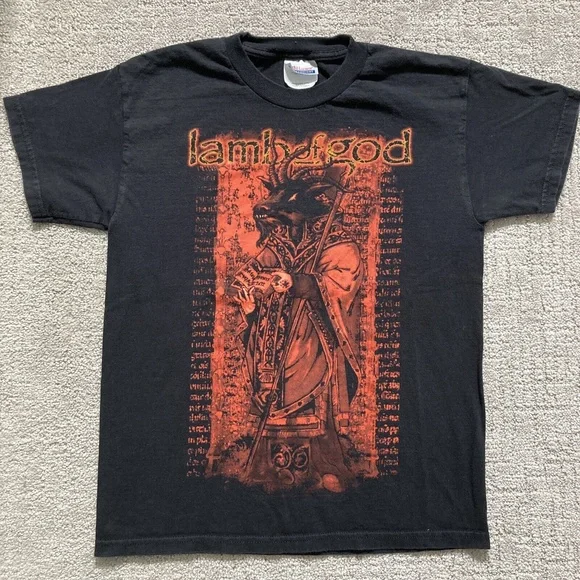 lamb of god Tシャツ XL Hanes Hanes | Shirts & Tops | 200s Lamb Of God Tshirt Metal Band